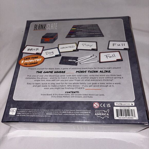 BLANK SLATE Board Game Where Great Minds Think Alike, Fun Family-Friendly NEW 8+ - Picture 5 of 5